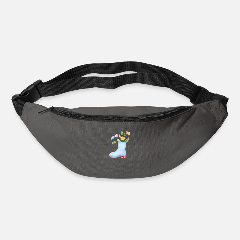 Blume Geschenk Gärtner Blumen Garten Hobbygärtner - Gürteltasche - Graphite