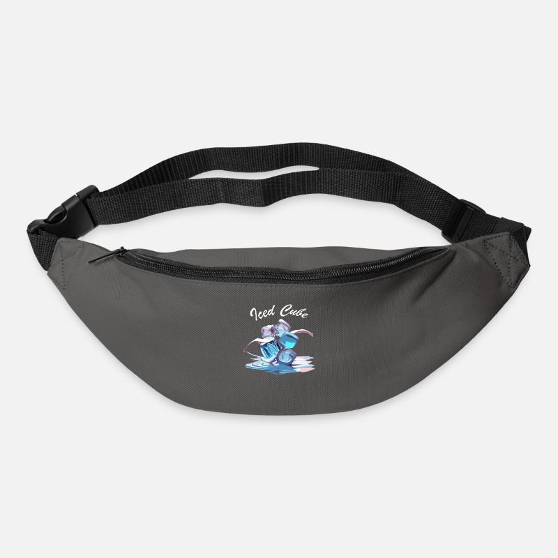Glaçons chromés - Sac banane - gris graphite