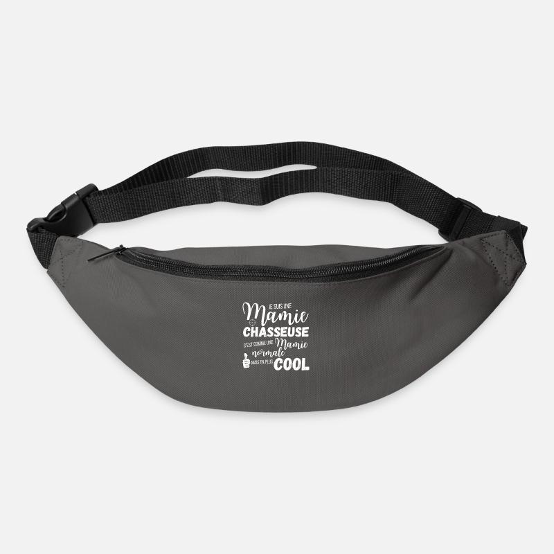 Mamie chasseuse - Sac banane - gris graphite