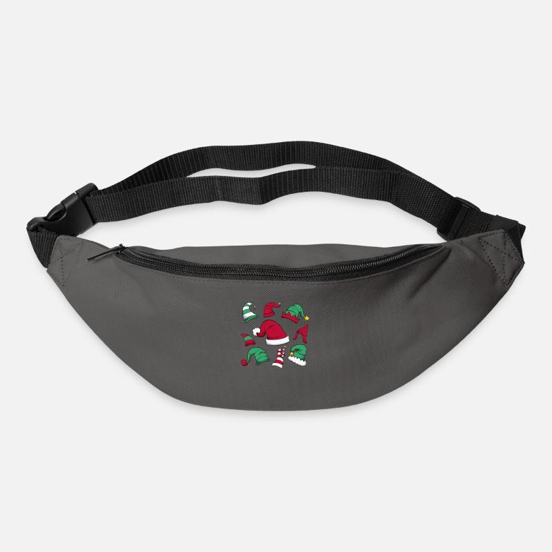 Weihnachtsmützen - Gürteltasche - Graphite