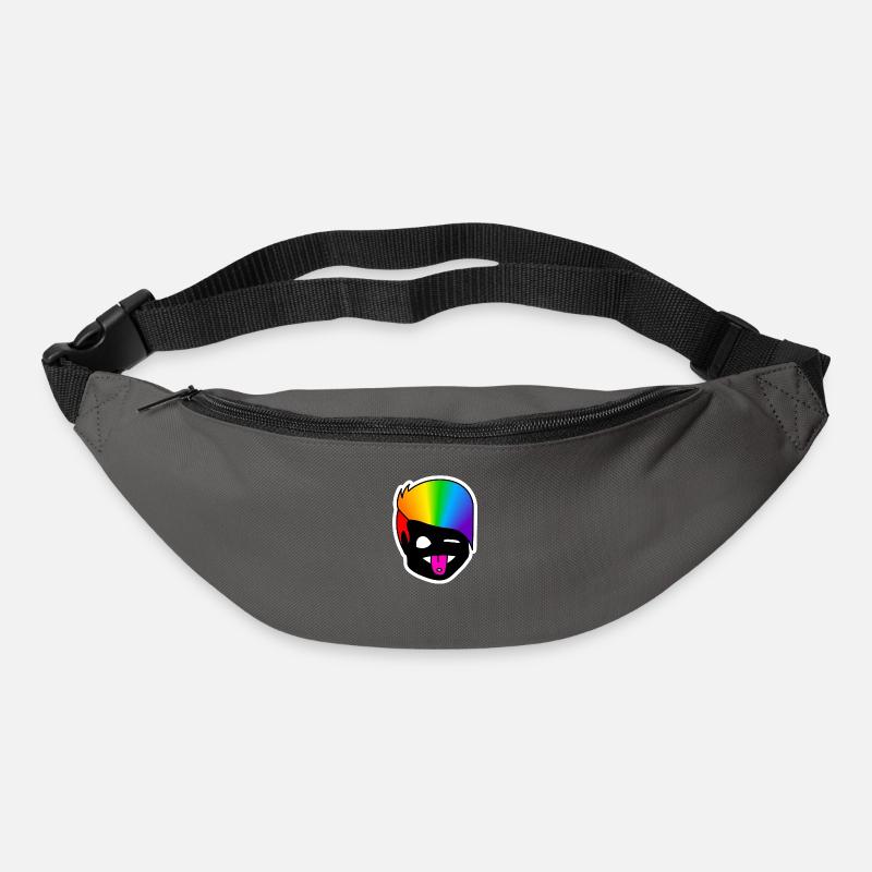 Zwinker Zunge : Sticky Queer Pride - Gürteltasche - Graphite