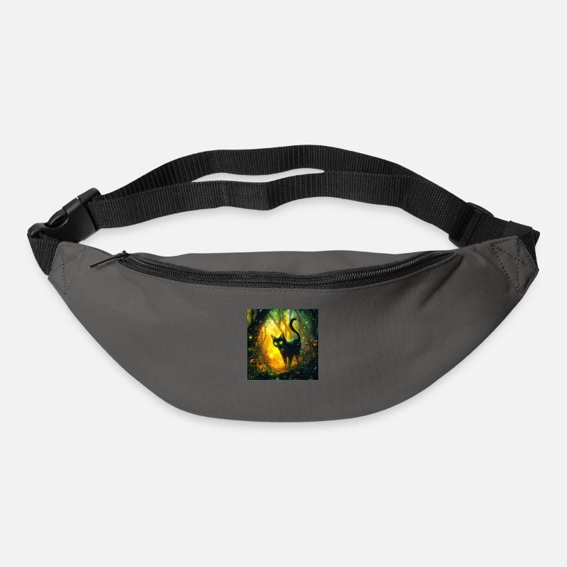 FANTASY Forest Cat 6 - Gürteltasche - Graphite