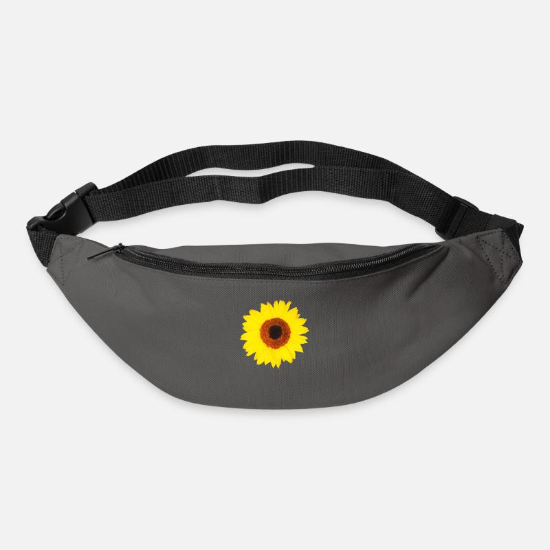 Sonnenblume - Gürteltasche - Graphite