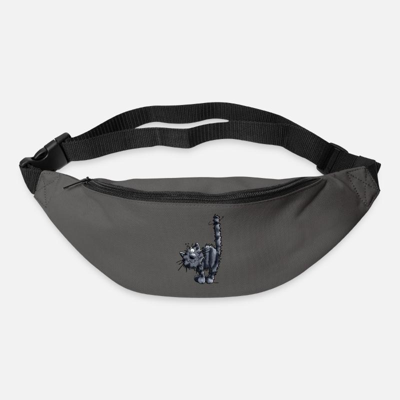 Süße Katze - Gürteltasche - Graphite
