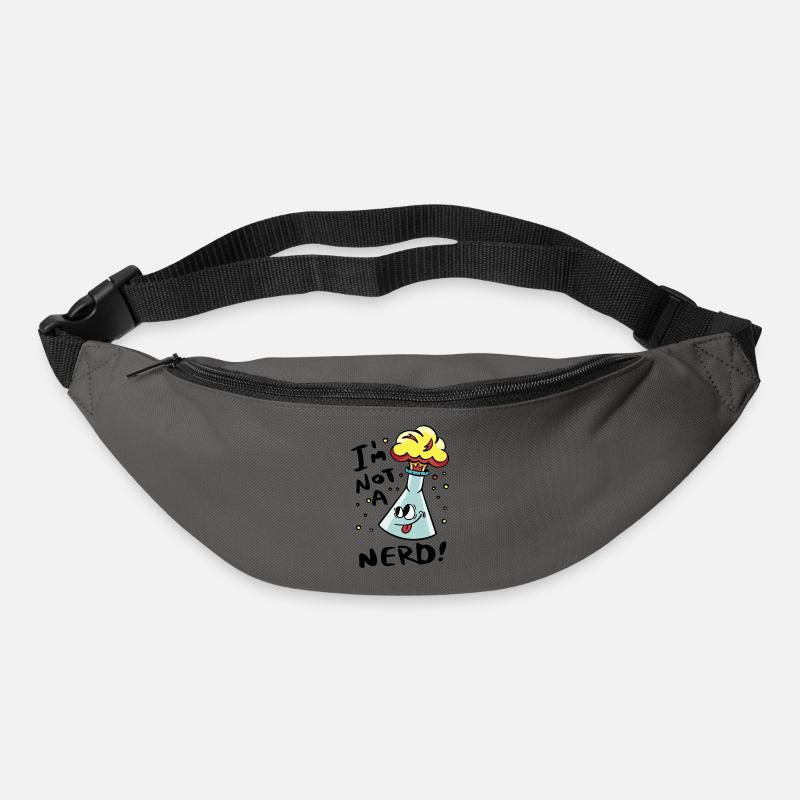 Je ne suis pas un nerd - Sac banane - gris graphite