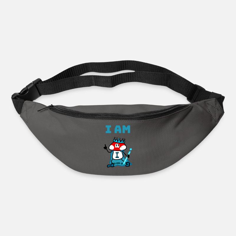 I AM I - Bum bag - graphite grey