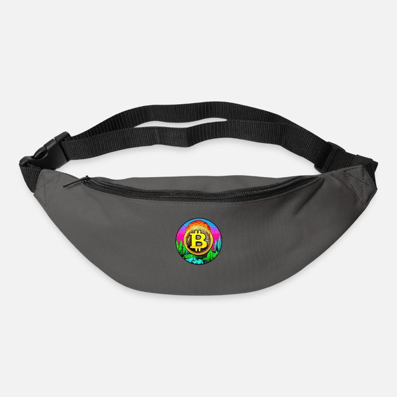 Bitcoin Nature 2 - Gürteltasche - Graphite