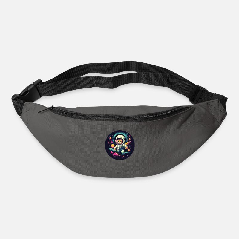 Spacecat: Chat dans l’aventure cosmique - Sac banane - gris graphite