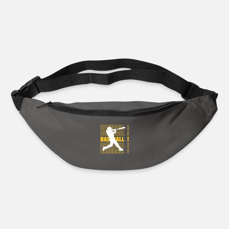 Baseball Baseball Baseball - Gürteltasche - Graphite