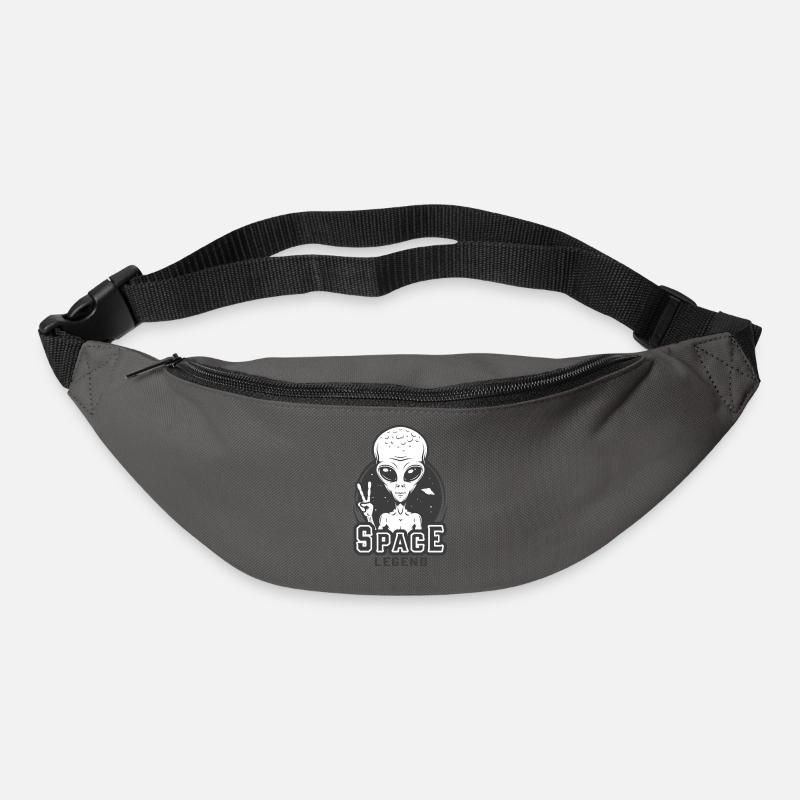 Légende de l'espace extraterrestre extraterrestre - Sac banane - gris graphite