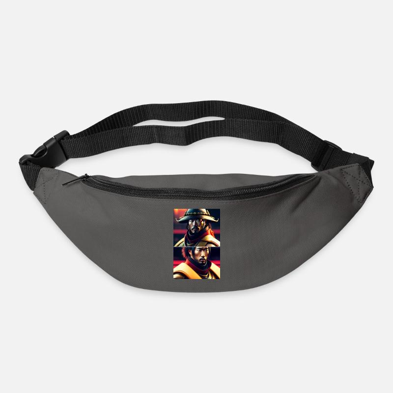 Futuristic Samurai - Bum bag - graphite grey