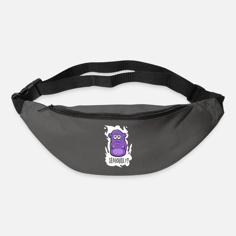 Sérieusement? -Monstre - Sac banane - gris graphite