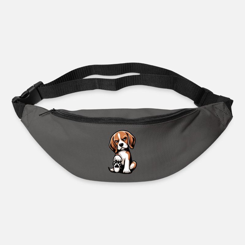 Beagle Propriétaire de Beagle Propriétaire de Beagle chien beagle - Sac banane - gris graphite