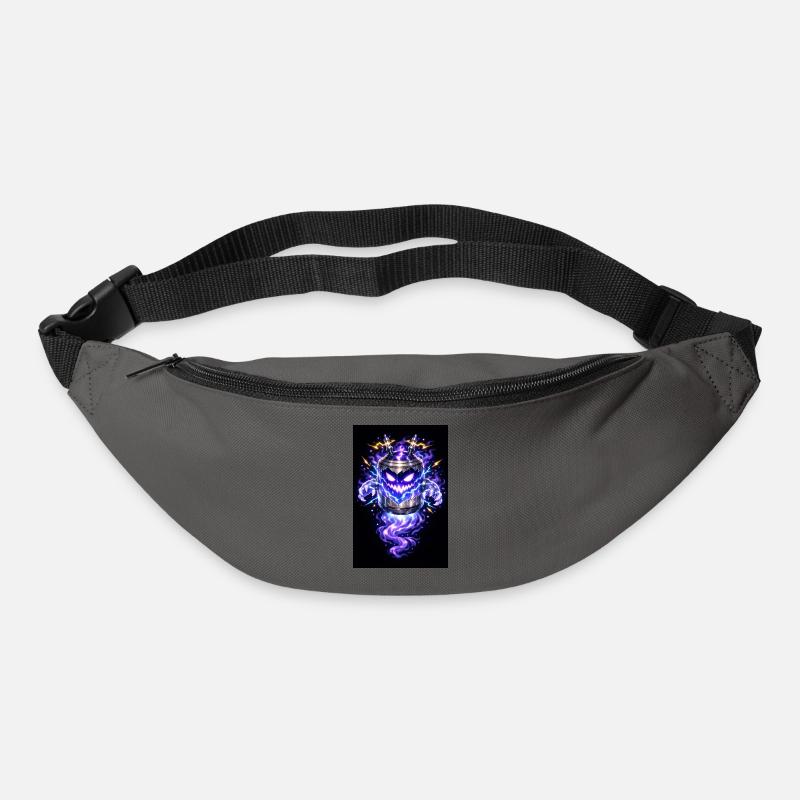 Lightning Pumpkin Demon - Bum bag - graphite grey