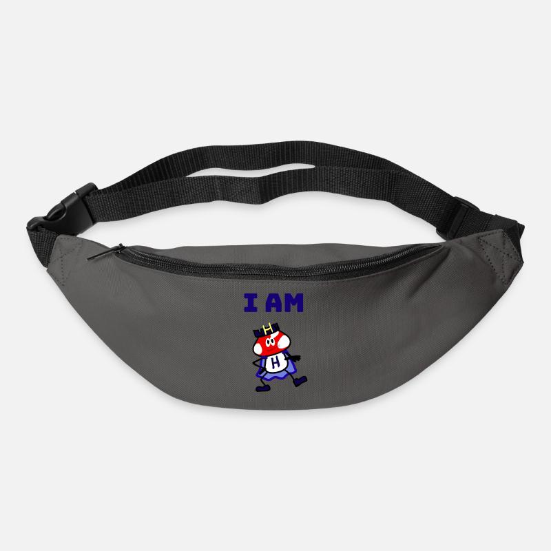 I AM H - Bum bag - graphite grey