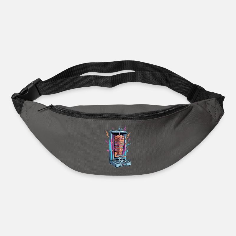 Neon Kebab Skewer Machine - Bum bag - graphite grey