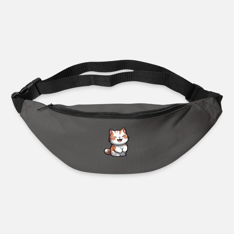 Chat - Sac banane - gris graphite