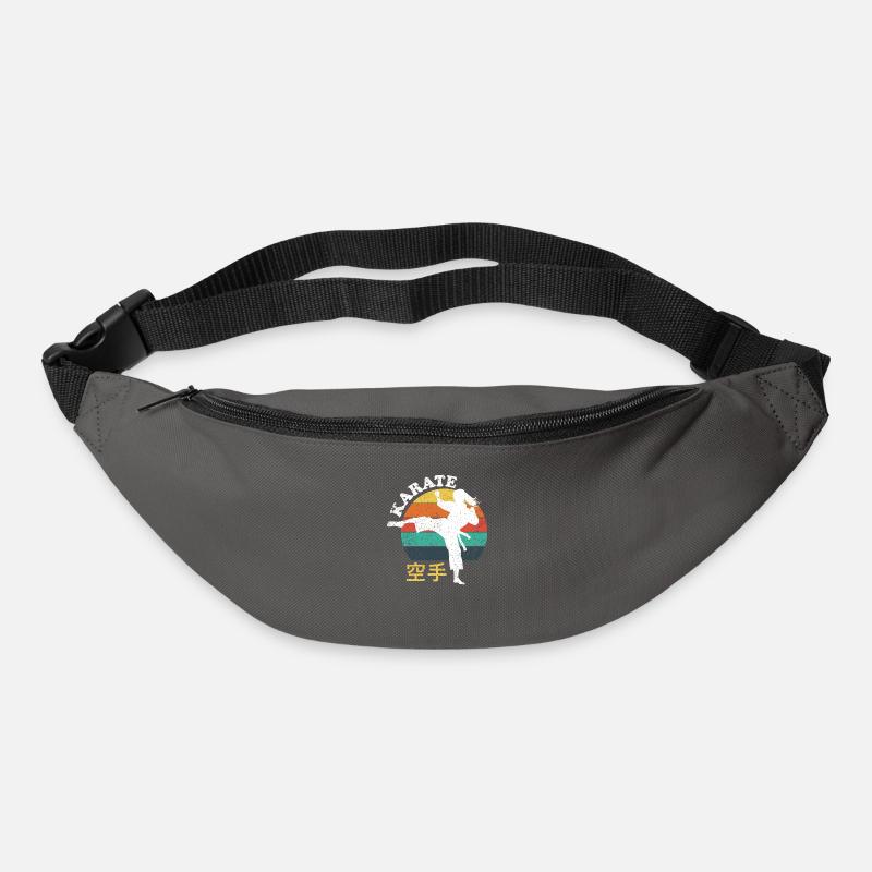 Karate-Mädchen - Gürteltasche - Graphite