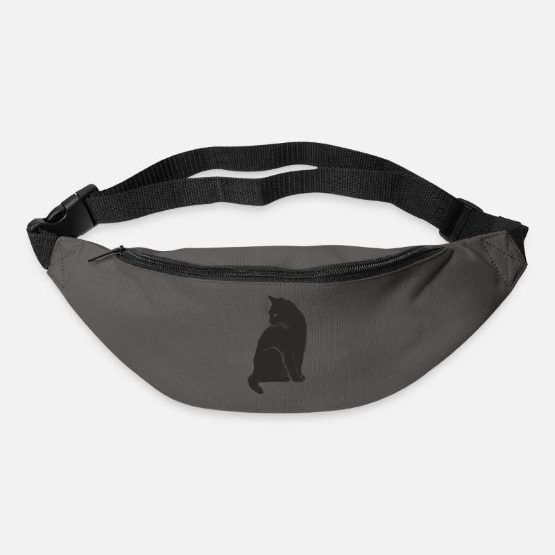 Katze - Gürteltasche - Graphite