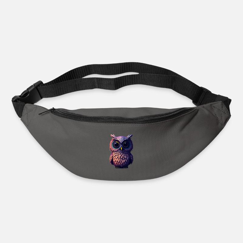 Eule 1 - Gürteltasche - Graphite