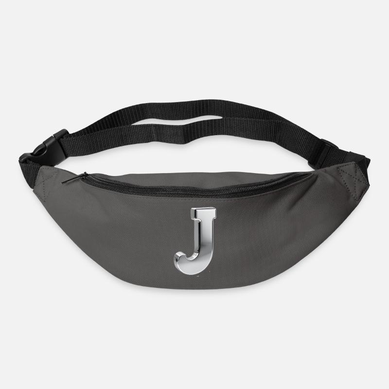 Chrome ,, J " Metallic - Gürteltasche - Graphite