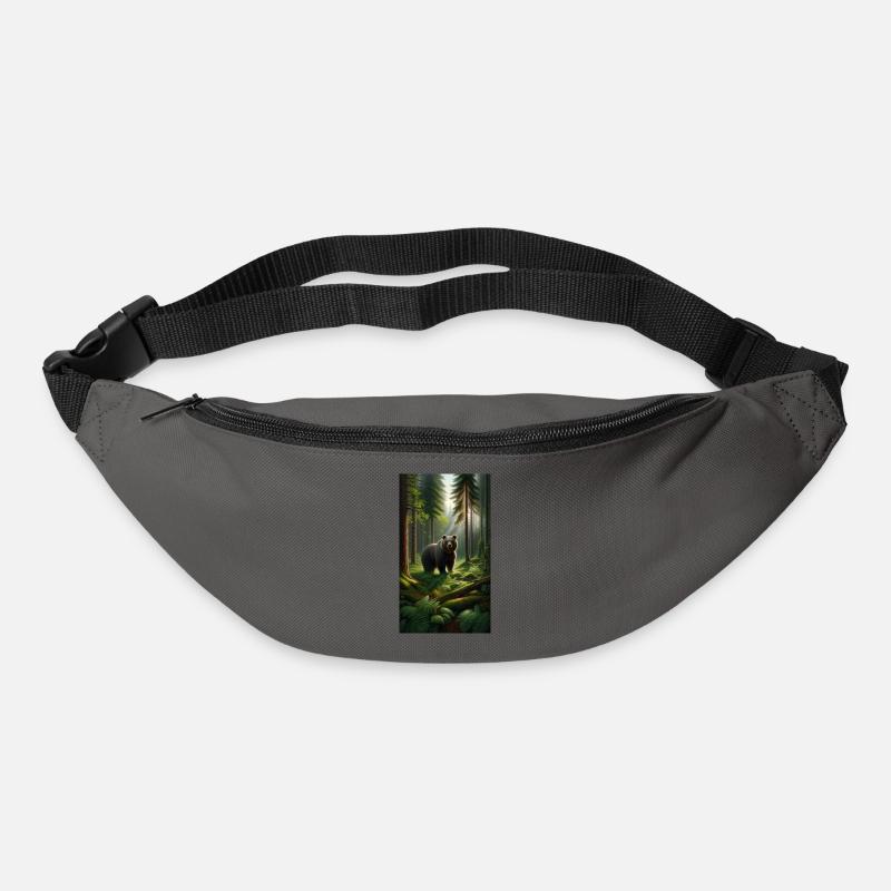 Braunbär - Gürteltasche - Graphite