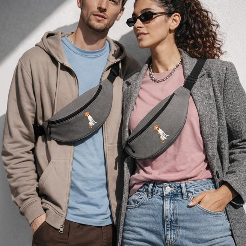 Sitzender Foxhound Gürteltasche