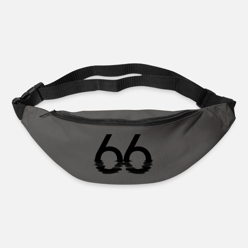 66 - Sac banane - gris graphite