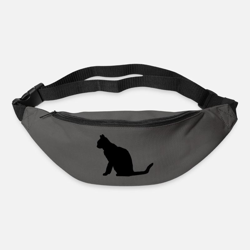 Katze - Gürteltasche - Graphite
