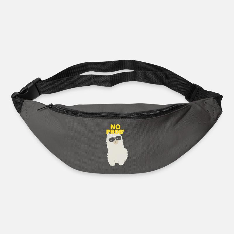 KEIN PROBLEM'Lama - Gürteltasche - Graphite
