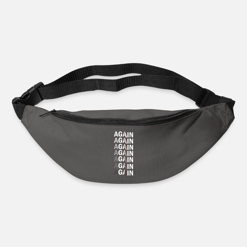 Again Again Again Again - Bum bag - graphite grey