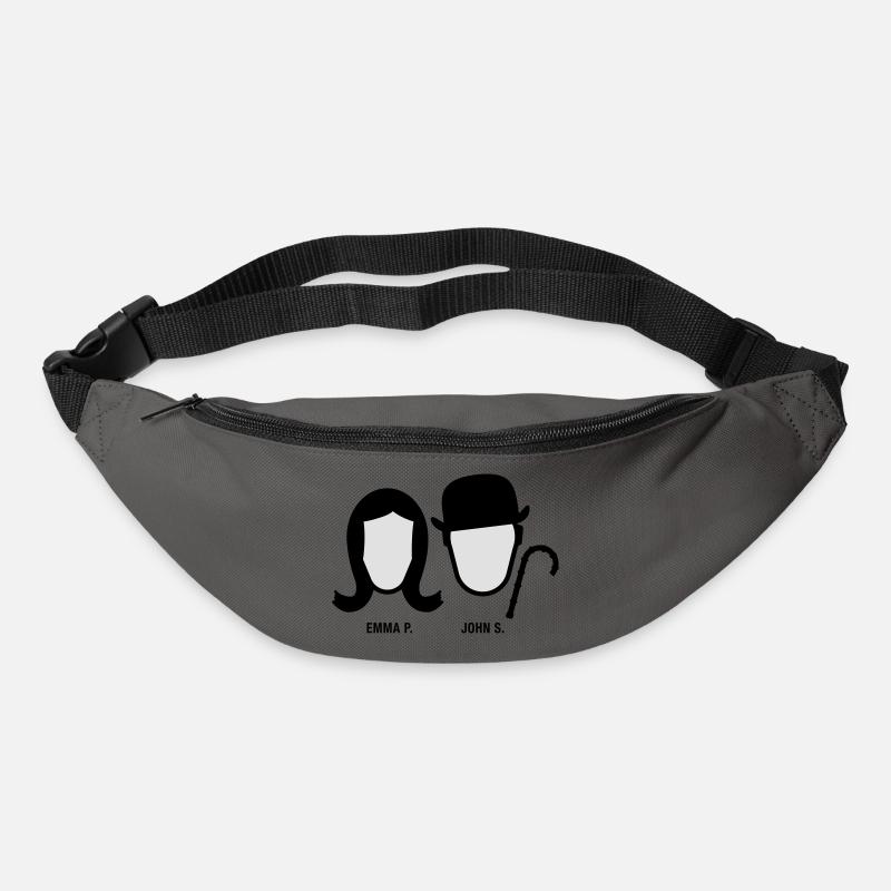 Chapeau Melon (S-03-EP-JS) - Sac banane - gris graphite