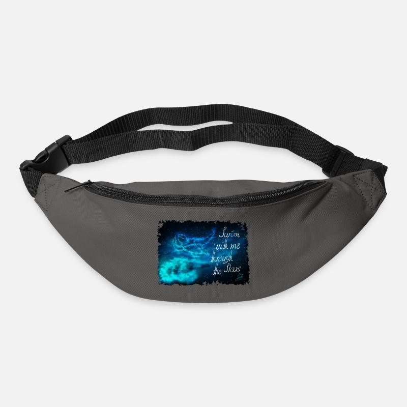 Schwimm durch die Sterne - Gürteltasche - Graphite