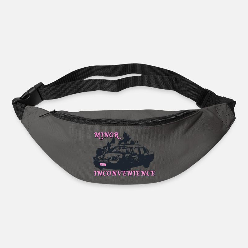 Minor Inconvenience Statement Design - Bum bag - graphite grey
