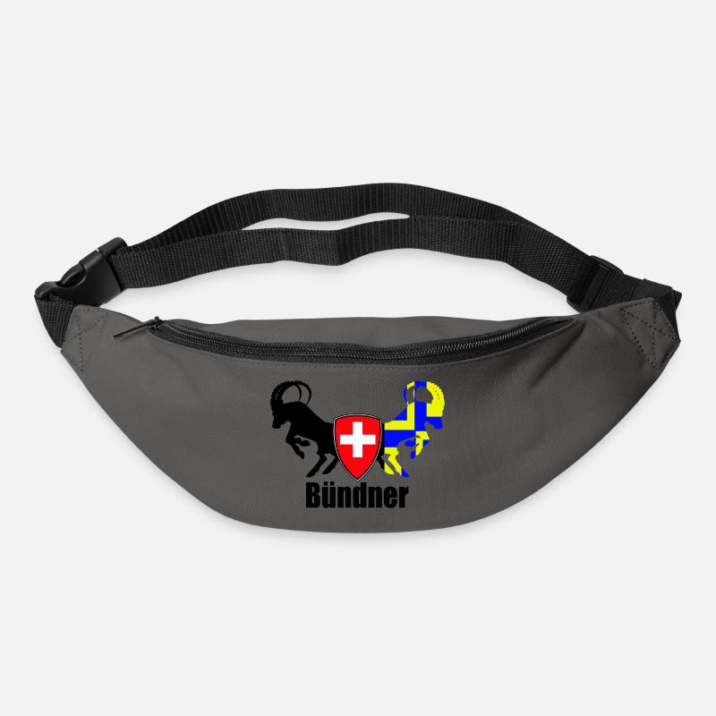 Grisons - Sac banane - gris graphite