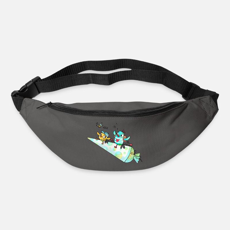 Hurra ich bin ein Schulkind! - Gürteltasche - Graphite