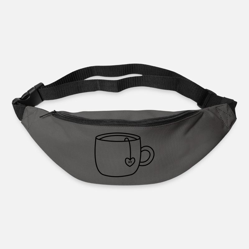 HT-Logo-Tasse_Transparent - Gürteltasche - Graphite