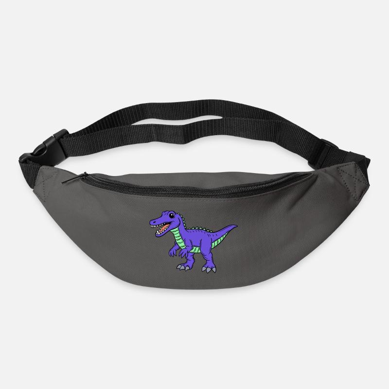 Dino - Sac banane - gris graphite