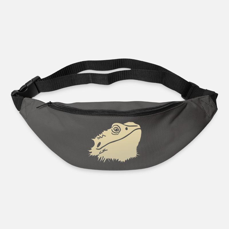 Bartagame Bearded Dragon - Gürteltasche - Graphite