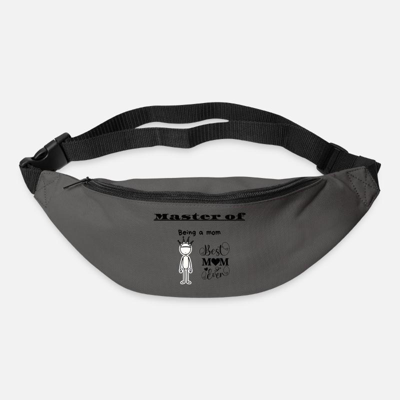 Meisterin des Mutterseins - Gürteltasche - Graphite