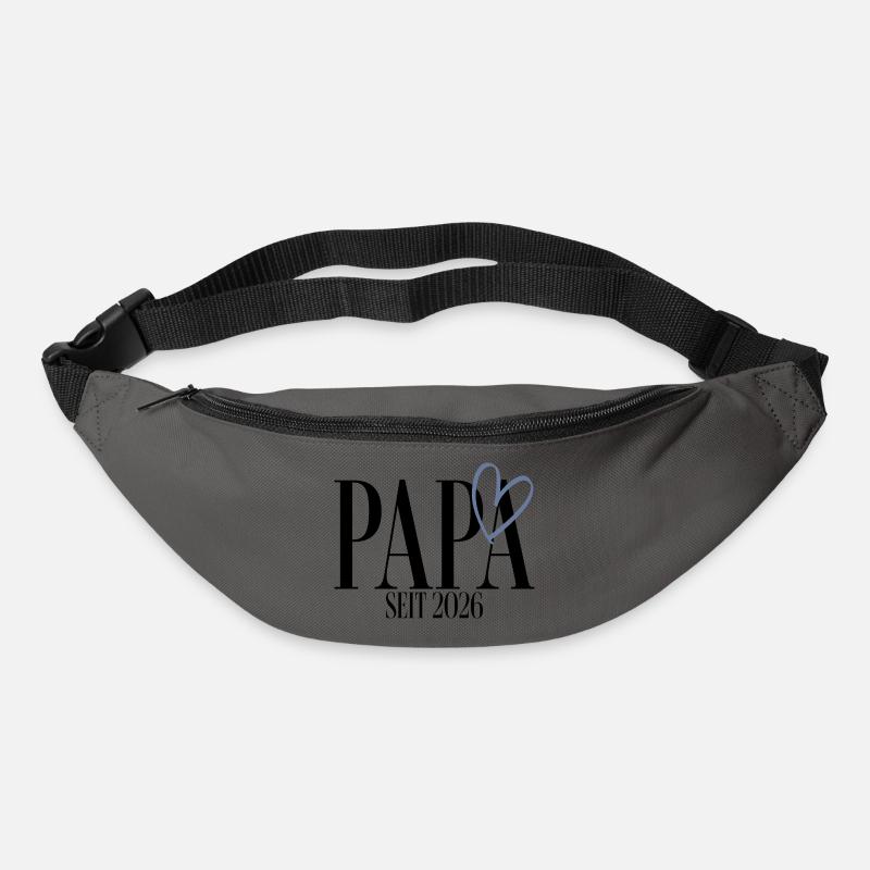Papa seit 2026 - Gürteltasche - Graphite