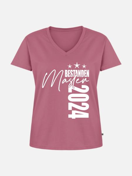 Master 2024 - Frauen Premium Bio T-Shirt mit V-Ausschnitt - Mauve