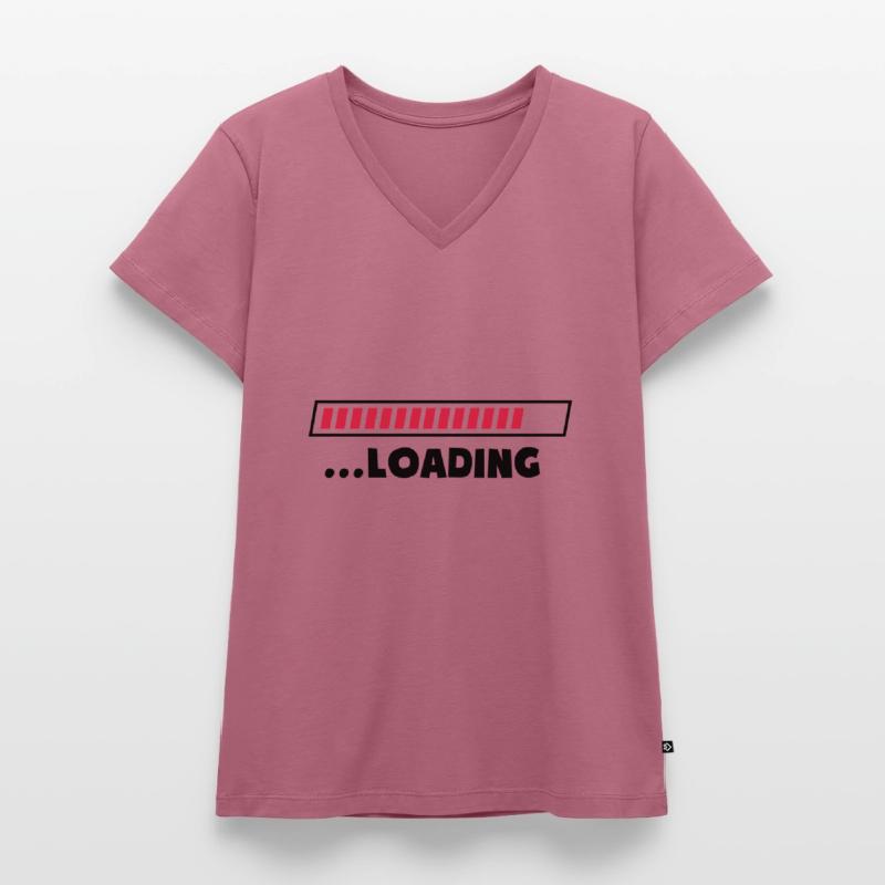 loading loading bar Women's Premium Organic V-neck T-shirt