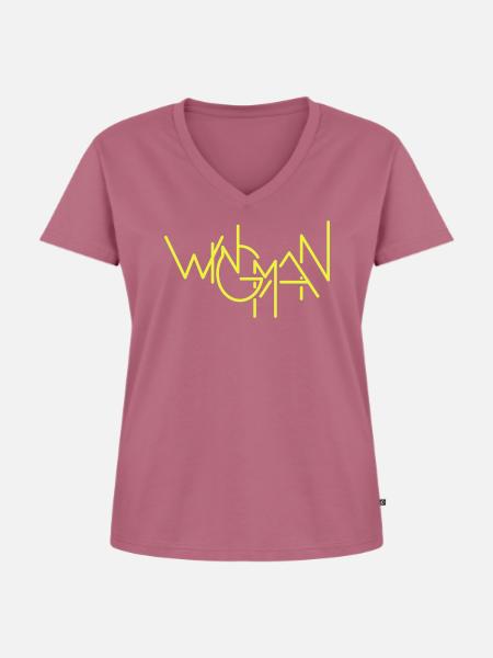 Wingman - Frauen Premium Bio T-Shirt mit V-Ausschnitt - Mauve