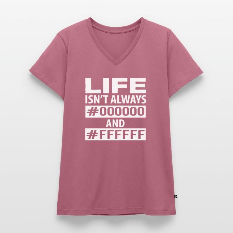 Programmer color code Funny Women's Premium Organic V-neck T-shirt