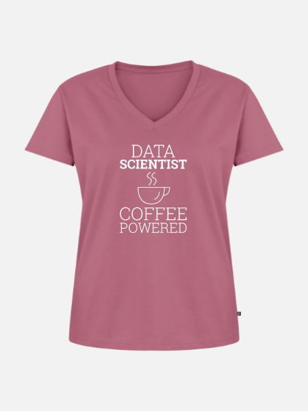 "Data Science" | Data Scientist - Frauen Premium Bio T-Shirt mit V-Ausschnitt - Mauve