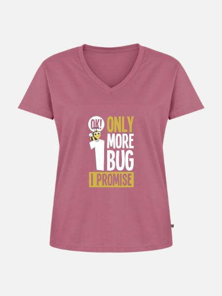 Insekten - Frauen Premium Bio T-Shirt mit V-Ausschnitt - Mauve