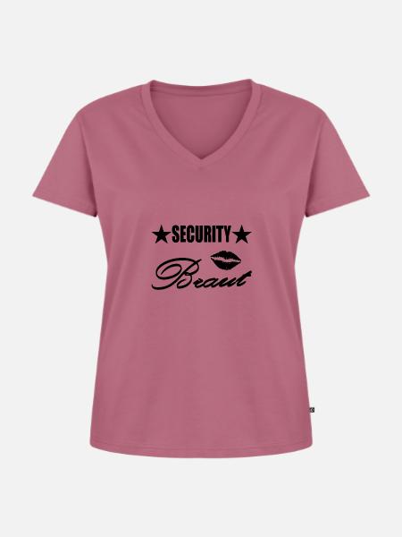 Junggesellinnenabschied - Frauen Premium Bio T-Shirt mit V-Ausschnitt - Mauve