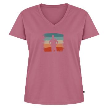 Retro Vintage Classic Doctor Medical - Frauen Premium Bio T-Shirt mit V-Ausschnitt - Mauve - Vorne - AI Model Female 172 dark (172cm)