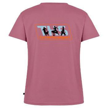 Turnierhundsport 2022 - Frauen Premium Bio T-Shirt mit V-Ausschnitt - Mauve - Hinten - AI Model Female 172 dark (172cm)
